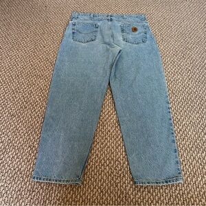 Vintage Carhartt Relaxed Fit Light Blue Wash Jeans Men’s Size 38/30